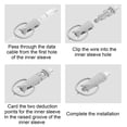 thumbnail image 4 of SSZMDLB 2-in-1 Cable Protector, Silicone Charging Cable Head Cover and Cord Winder, Break-Proof Data Cable Organizer for , , Travel and Home Storage, Charger Wire Protector Case, 4 of 6