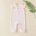 thumbnail image 2 of Timegard Newborn Baby Clothes Boys Girls Ruffle Button Comfy Infant Onesie Summer Toddler Unisex Clothing, 2 of 6