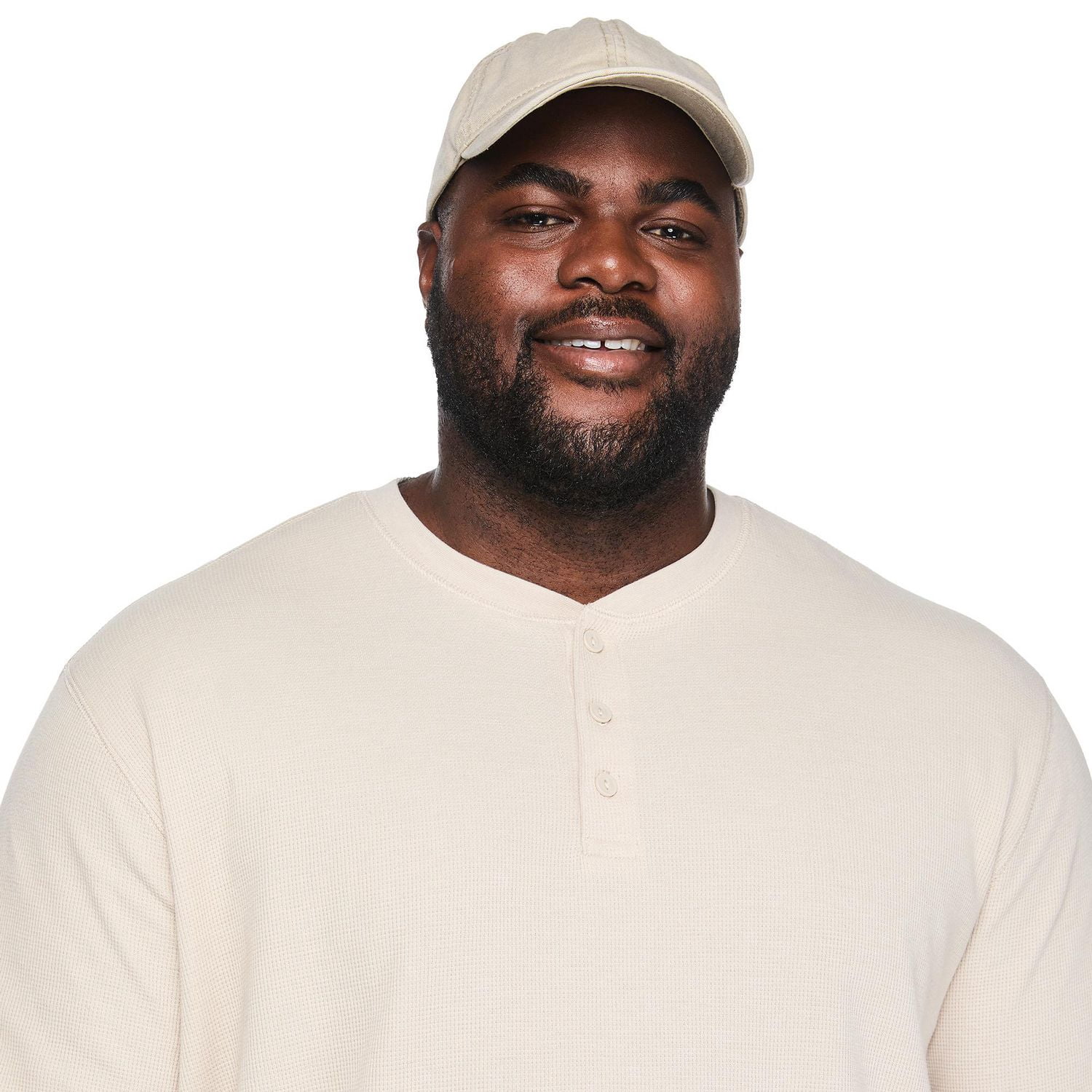 George Big Men's Long-Sleeve Henley T-Shirt
