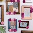 thumbnail image 4 of PVCS Artificial Flower Rose DIY Decoration Accessories Wreath Decoration Applique for Home Decor, 4 of 5
