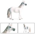 thumbnail image 2 of TIELUTT Figurine de Cheval Jouet Réaliste de 5 Pouces Peinte à la Main pour Enfants de 5 Ans et Plus / Figurine d'Animal Éducative Durable Numéro Bots Véhicules Réaction Sombre Figurines Vêtements de Larve 52toys Rouge One Figurines d'Action, 2 of 4