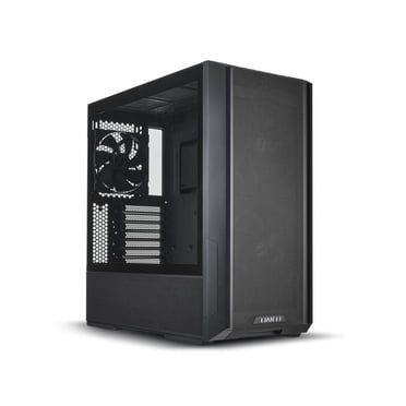 LIAN LI LANCOOL 216 X Boîtier d'Ordinateur Tour Mi-Haute en Acier Noir / Verre Trempé ATX,2x Ventilateurs PWM 16 cm Inclus (Non RVB ) ----LANCOOL 216X
