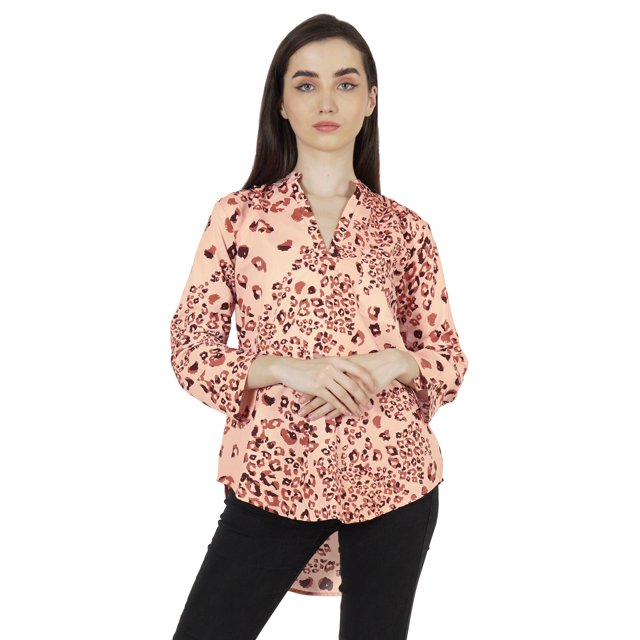 Inkmeso Haut Décontracté Élégant à Manches Longues Imprimées pour Femmes, T-Shirt d'Été Basique Confortable