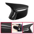 thumbnail image 4 of For Infiniti Q50 Q60 Q70 QX30 2014-2021 Carbon Fiber Color Rearview Mirror Cover Caps Side Door Mirror M Style Pair, 4 of 5