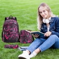 thumbnail image 1 of Dvkptbk Storage Backpack High School Backpack Three Sets of Leisure Large Capacity Outdoor Travel Backpack Home Essentials, 1 of 6