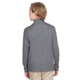 thumbnail image 2 of Youth Zone Sonic Heather Performance Quarter-Zip - DK GREY HEATHER - XL, 2 of 3