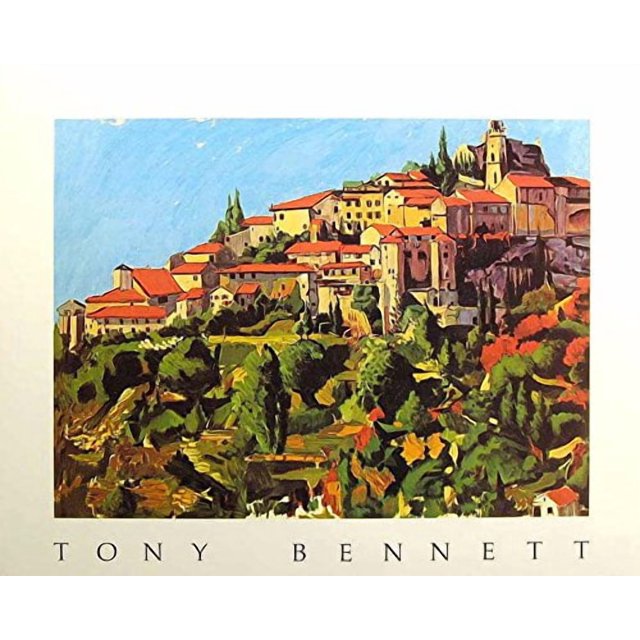 Tony Bennett - South of France Art Print Hand Signed Open Edition