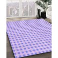 thumbnail image 3 of Ahgly Company Tapis d'Intérieur Lavables en Machine, Ronds, Roses, 4' Ronds, 3 of 7