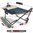 thumbnail image 2 of Tranquillo Unity Support de Hamac Ajustable, Hamac et Support de Camping Pliables, Support de Hamac Double en Acier Capacité de 800 Lb pour 2 Personnes, Support Préassemblé de Qualité Supérieure pour Intérieur Extérieur, Égée, 2 of 8