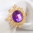 thumbnail image 3 of ZiDeTang 100pcs Rhinestone Metal Napkin Ring Acrylic Napkin Holder, 3 of 3