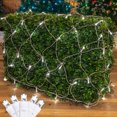 thumbnail image 1 of Novelty Lights 4x6 Outdoor LED Net Lights, 100 Pure White LEDs, White Wire, 1 of 5