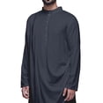 thumbnail image 2 of Atasi Ethnic Kurta For Men Solid Fashion Men Long Sleeve Kurtas Shirt, 2 of 7