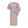 thumbnail image 4 of Styesk Dresses for Women Women's Plus-size Embroidered Short-sleeved Ruffled Dress, 4 of 8