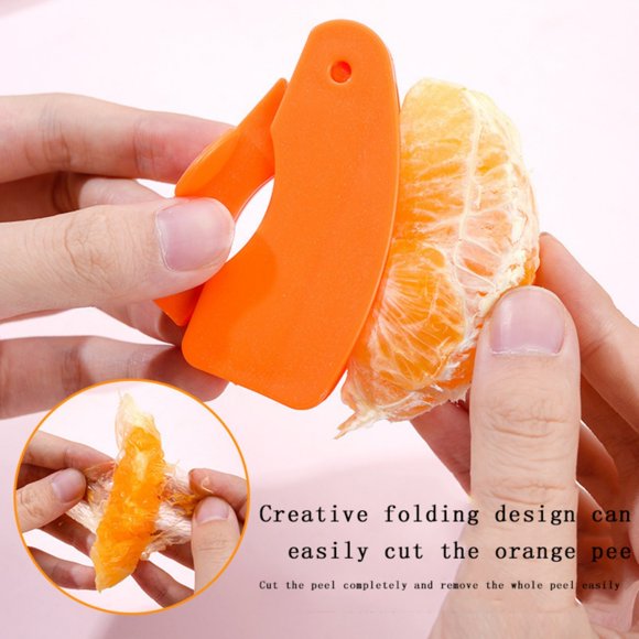 HBYJLZYG Thickened Fruit Peeler, Portable Orange Opener For Grapefruit Pomegranate Pitaya, Dual-Purpose Kitchen Gadget For Fruit Peeling And Snack Box Unpacking