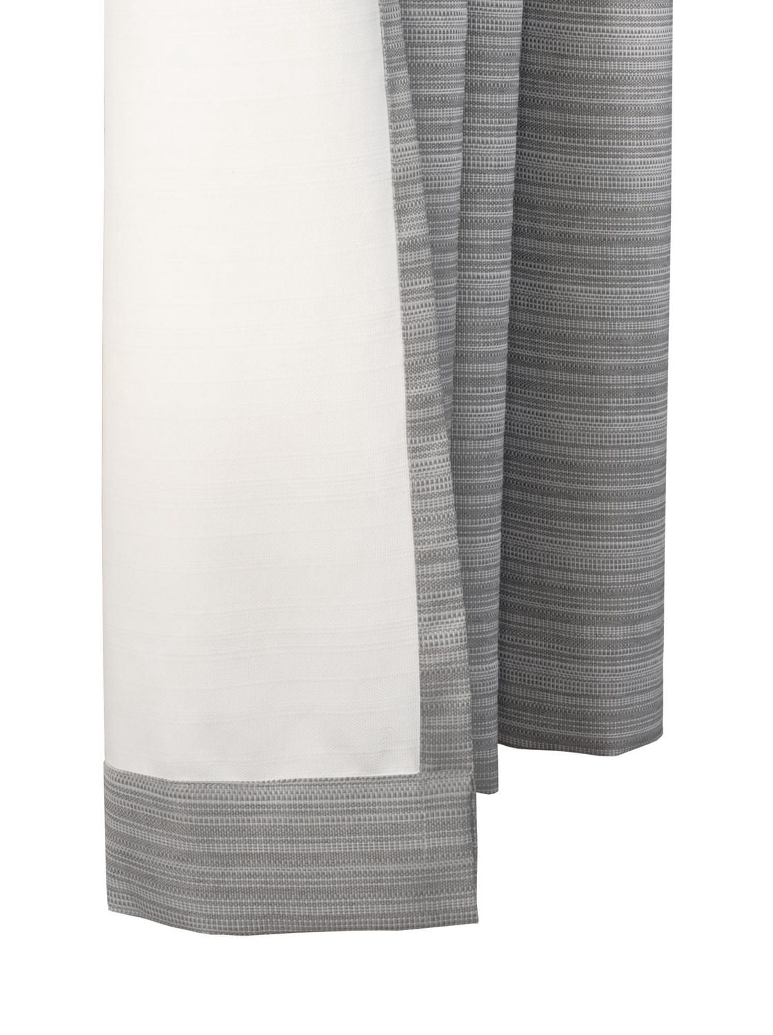 Loft Living Morice, panneau de rideau à oeillets texturé, 100% occultant 52" x 63", gris