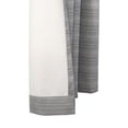 thumbnail image 5 of Loft Living Morice Textured Total Blackout Grommet Single Curtain Panel 52" x 63" in Grey, 5 of 5