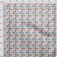 thumbnail image 4 of oneOone Velvet Brown Fabric Animal Cat Craft Projects Decor Fabric Printed By The Yard 58 Inch Wide, 4 of 4