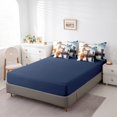 thumbnail image 4 of Tower Bridge Bed in a Bag Queen Comforter Set 7 Piece,Uk London City Building Bedding Sets Drawbridge Sheet Set with Comforter,English Symbol Sunset Bed Set, 4 of 6