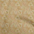 thumbnail image 1 of oneOone Cotton Poplin Light Brown Fabric Abstracts Sewing Material Print Fabric By The Yard 56 Inch Wide, 1 of 5