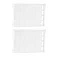 thumbnail image 1 of DOLITY 2 Pcs Organisateur d'Étagère en Métal Robuste, Étagère de Garde-Robe Extensible et Tige, Gain de Place, 1 of 9
