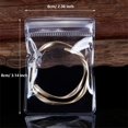 thumbnail image 2 of 100 Pack PVC Clear Jewelry Anti Oxidation Zipper Bag Antitarnish Plastic Bags for Packaging Jewelry Rings Earrings Transparent Poly Pouch (Clear, 3.14×4.72inch), 2 of 8
