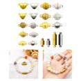 thumbnail image 3 of Abbracc 20Pcs Ball Heart Cylinder Shaped Jewelry Clasp Connector Connecting for, 3 of 9