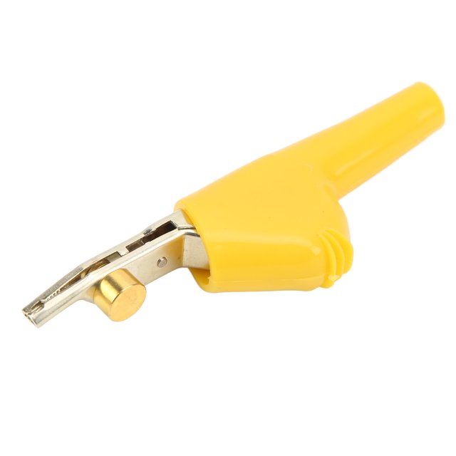 Electrical Clips, Portable Safe Non Damage Electrical Test Clamp Stripping Free For Car Battery Red,Black,Yellow,Green