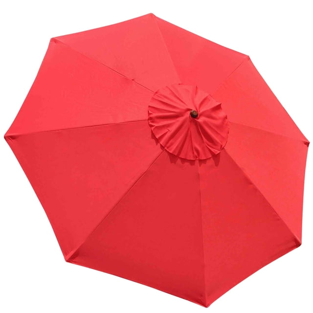 Yescom 10Ft 8 Rib Umbrella Replacement Cover Canopy Top Patio Outdoor Market Deck Yard Garden Pool