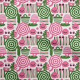 thumbnail image 1 of oneOone Cotton Flex Pink Fabric Beach Craft Projects Decor Fabric Printed By The Yard 40 Inch Wide, 1 of 4