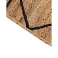 thumbnail image 5 of Indian Handmade Braided Natural Pure Jute with Black & white Design Area Rugs Size 2 x 4 Feet ( 60 cm x 120 cm ), 5 of 5