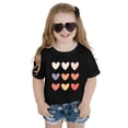 thumbnail image 3 of T-shirts et Chemises pour Filles Titre de Produit Enfants Filles Mignon Imprimé Graphique Col Rond Manches Courtes T-Shirt pour l'Été Tenue Décontractée, 3 of 3
