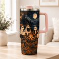thumbnail image 3 of Lotusprinthandmade Gobelet Feu de Camp Fantôme 40oz avec Poignée Impression 2D Plate, Tasse de Voyage Isolée, 3 of 4