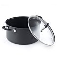 thumbnail image 4 of Cook N Home 6QT/24CM Anodized Nonstick Casserole, 6Quarts, Black, 4 of 4