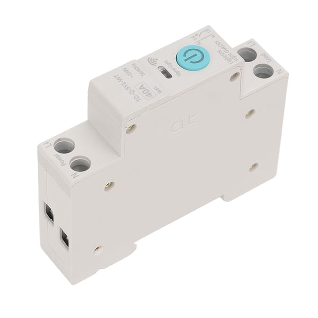 WIFIBreake with Phone Remote Control, DIN35 Rail, 3 Timing Modes 230V Smart Relay Switch for Tuya Smart, Intelligent Home Control