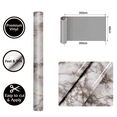 thumbnail image 2 of 15.7''x118'' Marble Contact Paper Peel and Stick Countertops for Kitchen Countertop Contact Paper Waterproof, 2 of 5