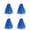 Blue, variant on 4pcs Cheerleader Pom Poms Cheerleading Cheering Props for Sports Game Dance Party
