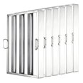 thumbnail image 1 of AKDSteel 430 Stainless Steel Groove Baffle Filters – Restaurant Kitchen Exhaust Hood Replacement Filters, 1 of 7