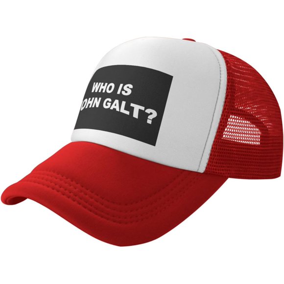 Who is John Galt Mesh Back Trucker Cap Baseball Cap