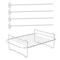 thumbnail image 3 of Lipstore Air Fryer Stand Metal Air Fryer Accessories for Vegetables Cookies Breakfast Rectangular Set, 3 of 8