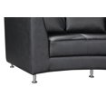 thumbnail image 2 of Velago ROSSINI Sofa sectionnel circulaire moderne en cuir véritable, 2 of 5