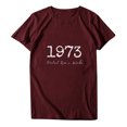 thumbnail image 4 of Pompotops Pull-over Femme à Manches Courtes Casual Letterprint, 4 of 6