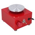 thumbnail image 3 of NantFun Mini Pottery Wheel, 6.5cm 10cm Double Turntables, 0 2000 RPM Speed, Detachable Basin, Electric Ceramic Wheel With Clay Tools, For Kids Adults Beginners, 3 of 8