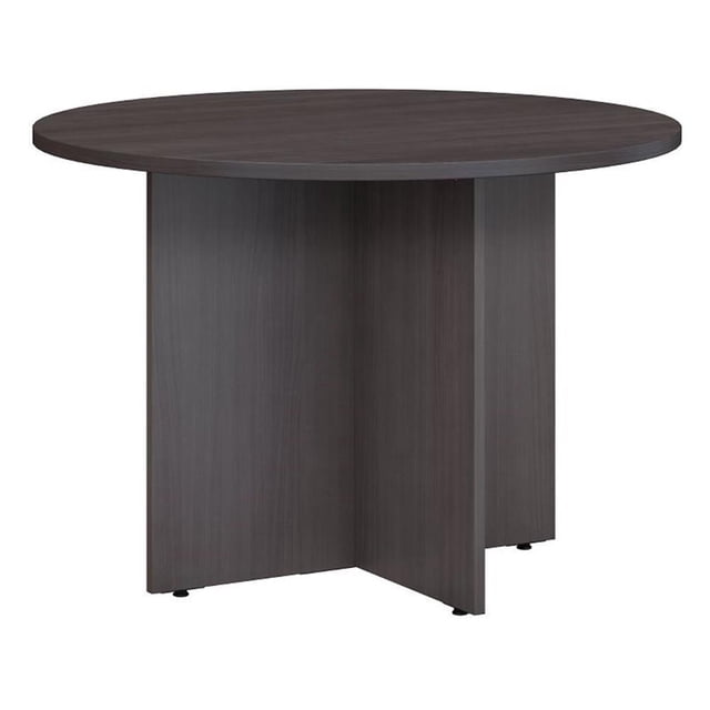 Bush Business Furniture Table de Conférence Ronde 42 Po en Gris Orage