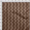 thumbnail image 4 of oneOone Viscose Jersey Brown Fabric Abstract Craft Projects Decor Fabric Printed By The Yard 60 Inch Wide, 4 of 4