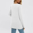 thumbnail image 4 of Timegard Long Sleeve Tops for Women Round Neck Causal Tunic T Shirts Comfy Solid Color Basic Tops, 4 of 8