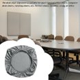 thumbnail image 2 of Waterproof Office Desk Chair Seat Cover, PU Leather Chair Covers, Stretchable Rotating Computer Chair Slipcovers Protector Gray (Only Cover), 2 of 11