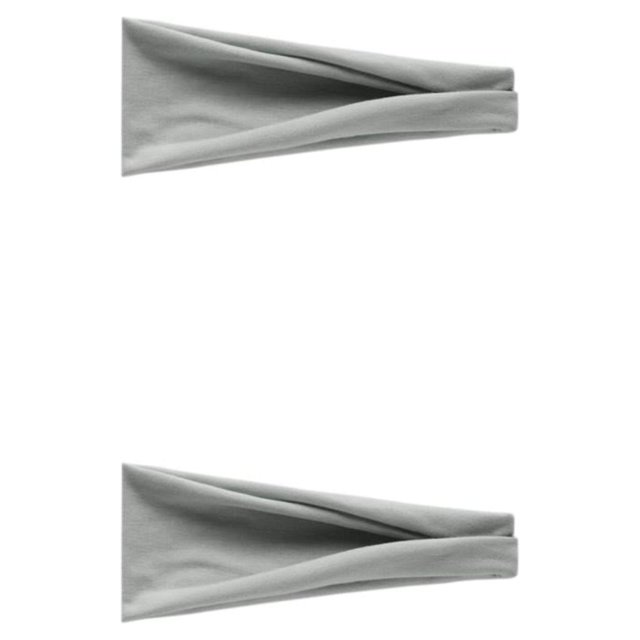 maskred Elastic Hair Bands For High Elasticity And Sweat Absorption 21silver grey 1 2Set
