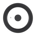 thumbnail image 1 of simhoa Glass Top Cover Tempered Silicone Replacement Pan Lid for Skillets Pots Pans Black 31cm, 1 of 8