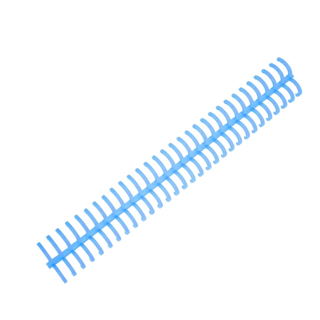 Spiral Binding Coil, 10Pcs Sheet Binding Comb Plastic Pretty Colour For Page Blue