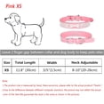 thumbnail image 2 of CHOK Collier pour Chien Collier pour Chat Nœud en Strass Collier pour Animal Rose TP, 2 of 6